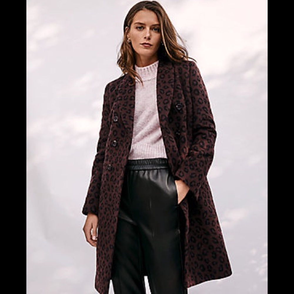 Ann Taylor Cheetah Coat NWT SP